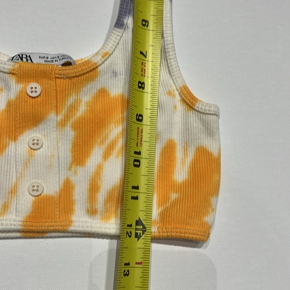 NWOT Zara Women's Tie Dye Bralette Crop Top - Picture 4 of 5